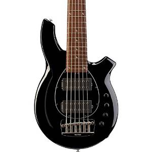 Music Man Bongo 6 HH Bass Black Black Pickguard