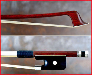 French old antique cello bow Prosper Colas, Raffin certified !