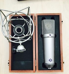 Neumann U 87 Ai Condenser Wired Professional Microphone With Shockmount