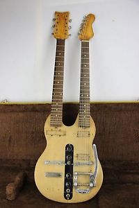 Carvin Vintage Double neck 6-12 string Electric Guitar Project with Bigsby