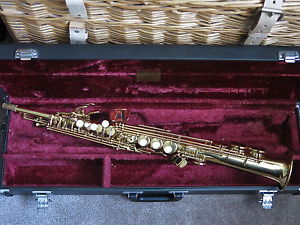 YAMAHA YSS-475 SOPRANO SAXOPHONE AN AWESOME CLASSIC SOUNDER + HARD CASE EX-COND