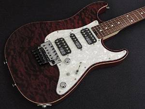 Free Shipping Schecter Ex-5-22 CTM FRT "3a Grade Quilted Maple Top" Bkch/r