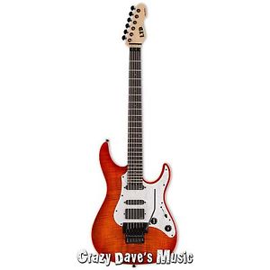 ESP LTD SN-1000 FR FM Rosewood Copper Sunburst Floyd Rose Flame Maple SN-1000FR