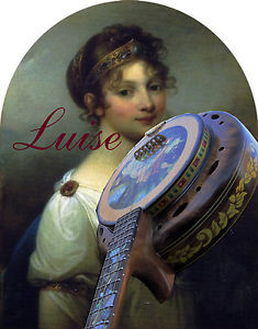 5string Banjo"Luise", wooden banjo