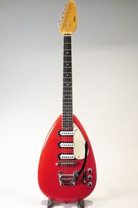 VOX 1960s Mark VI Teardrop Red Used Electric Guitar Free Shipping EMS