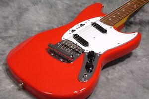 FENDER JAPAN Mustang MG69/MH Red Short scale Matching head MIJ Used #g480