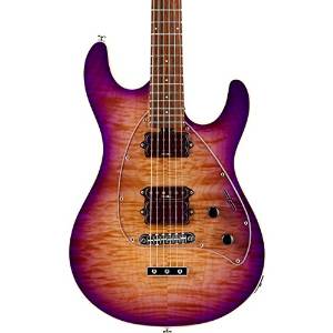 Music Man Steve Morse Y2D Guitar with Standard Bridge Purple Sunset