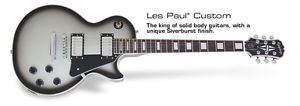 Epiphone Les Paul Custom Silverburst limited edition