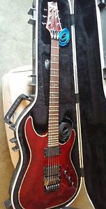 Schecter Hellraiser Guitar with hard case