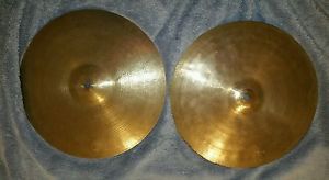 Zildjian K stamped Istanbul high hat cymbals