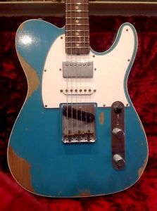 Fender Custom Shop 60’s Nashville HB Telecaster Custom Heavy Relic Taos Turqois