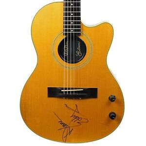 1990 GIBSON CHET ATKINS SST DUANE EDDY SIGNED ACOUSTIC ELECTRIC GUITAR NATURAL