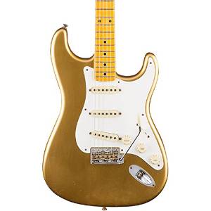 Fender Custom Shop 1958 Journeyman Relic Stratocaster Maple Fingerboard Electric Guitar Aztec Gold