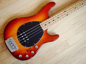 Ernie Ball Music Man Sterling 4 String Electric Bass Guitar Sunburst USA w/ Case