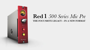 Focusrite Red 1 500 Series Mic Pre - NEW SEALED (Not B-Stock or Refurb)