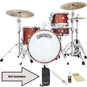 Gretsch USA Broadkaster Series 4 Piece Drum Shell Pack, Satin Copper