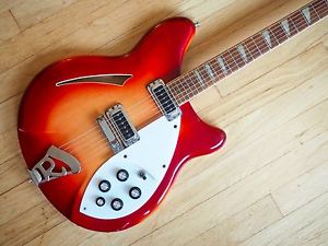 1990 Rickenbacker 360 Electric Guitar Fireglo Finish, Clean and 100% Stock w/ohc