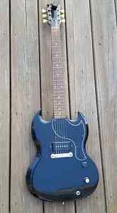 2011 Gibson SG Junior '60s Reissue Black Jr with SKB Hard Case