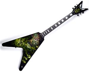 Dean Usa Usa V Airbrush Art By Robb Ortel One of a Kind