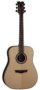 Dean Natural Series Dreadnought Acoustic-Electric Guitar with Aphex - Gloss Natural