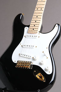 Used Fender Custom Shop Masterbuilt Active Stratocaster NOS Black 2013 Guitar
