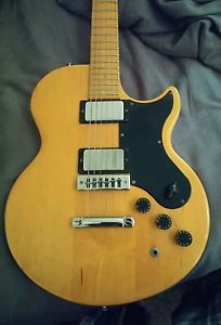 Gibson L6S Solid Maple Guitar. 1970 s all-original with hard-shell case.