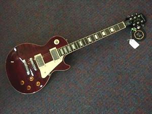 Epiphone Les Paul Standard PlusTop Pro Electric Guitar-Wine Red-w/ Free Setup