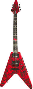 Epiphone by Gibson Jeff Waters Annihilation-II Flying V (Annihilator Red)