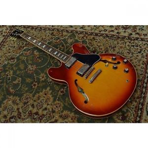 Gibson ES-335 Block Limited Model 2002 Made Sunburst Used Electric Guitar Japan