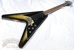 1981 Gibson Flying V Bass Silver Burst Electric Bass Free Shipping Vintage