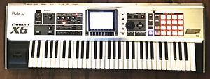 Roland Fantom X6 Synthesizer with Audio Track Expansion.