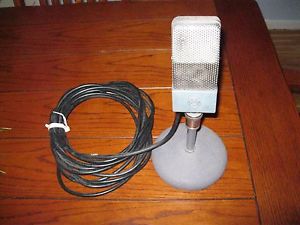 Vintage RCA 74-B RIBBON Microphone jr velocity 20' cable, stand