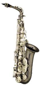 P. Mauriat PMSA-500BXGK Alto Sax, Black Nickel/Gold Key with Case