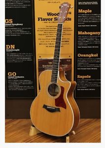 Taylor 414ce ES2 Natural w/hard case Free shipping Guiter Bass From JAPAN #Q469