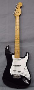 MEDIUM SCALE! 1993-1994 FENDER JAPAN STRATOCASTER ST57M BLACK N SERIAL MIJ MATT