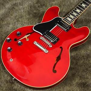 2011 Gibson Custom Shop 1963 ES-335 Block Plain Faded Cherry Lefty Free Shipping
