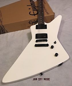 EPIPHONE 1984 EXPLORER EX, CUSTOM SHOP LIMITED EDITION White Electric Guitar