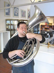 RARE HELICON (PRE-SOUSAPHONE) by KEEFER made in Williamsport, PA, c.1922