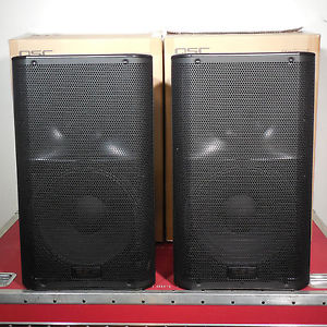 2x QSC K12 Powered 12" Full Range Active Speakers USED but PERFECT working cond