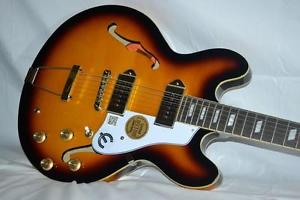 EPIPHONE CASINO, HOLLOWBODY WITH P-90 PICKUPS, Int'l Buyer Welcome