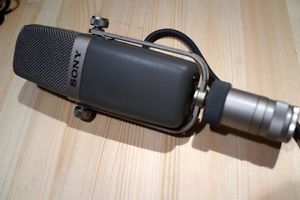 SONY C-38B CONDENSER MICROPHONE NO.1 MIC CARDIOID & OMNI
