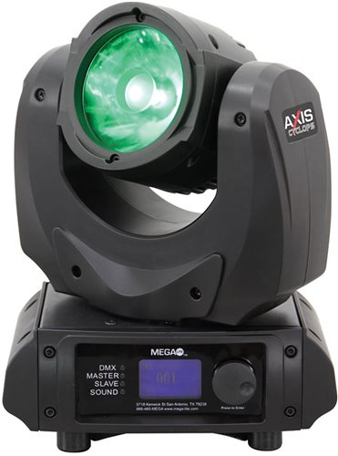 Mega Lite Axis Cyclops 60W RGBW LED Moving Head - New