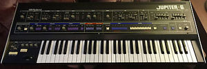 Roland Jupiter 6 vintage analog synth in great condition, working perfectly 117V
