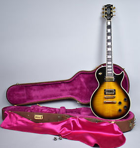 1996 Gibson Les Paul Custom Sunburst Flame Top Electric Guitar w/OHSC USA