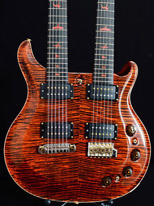New Paul Reed Smith PRS Private Stock Doubleneck Guitar! Magma, 12 and 6 String