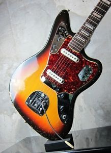 Fender USA Jaguar '68 Vintage Block inlay Vintage Electric Guitar Free Shipping