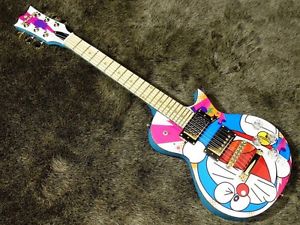 ESP Doraemon Mini Guitar Multi Color w/soft case Free shipping Guiter #X1122