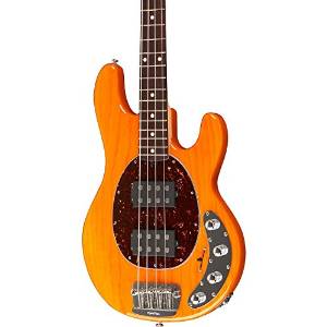 Music Man StingRay HH 4-String Bass Transparent Gold Rosewood Fretboard