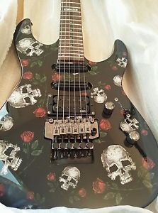 ESP LTD M 200SR Guitar skulls and roses *NEW* with brand new gig bag !!!