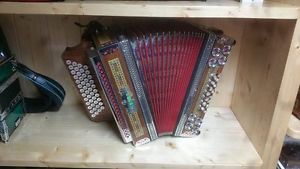 Steirische Harmonika Ekart GCFB mit Koffer und Riemen